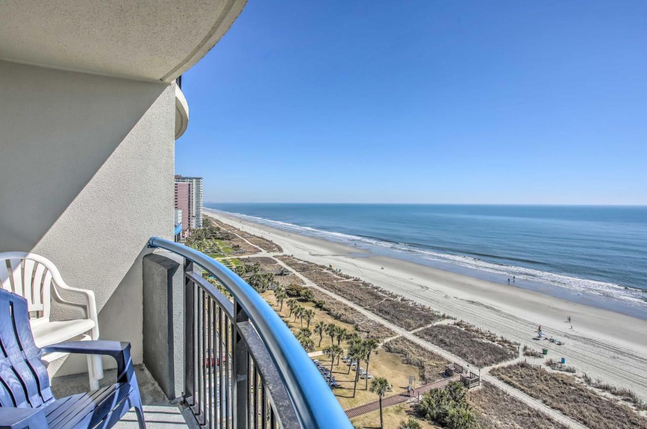 Airy Oceanfront Myrtle Beach Condo With Balcony Buitenkant foto